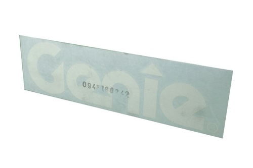 09.4618.0242 / 09.4618.0242Gt Oem Genie White Decal For Genie 25X7