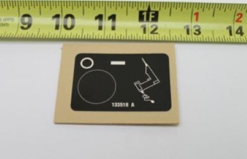 133518Gt / 133518 Oem Genie Platform Control Decal