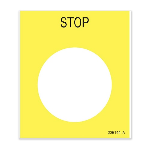 226144 / 226144Gt Oem Genie Decal Estop Pcon Shipyard