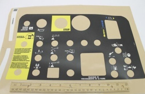 72095Sp / 72095Spgt Oem Genie Decal Platform Control Panel