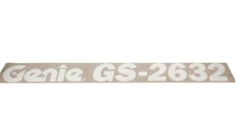 72973Gt/72973 Oem Genie Cosmetic Decal Scissor Lift Gs-2632