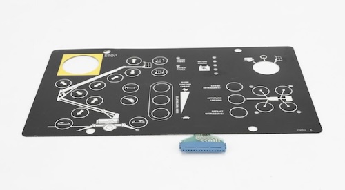 76092 / 76092Gt Oem Genie Ground Control Box Overlay Decal Boom Lift Tmz-50/30