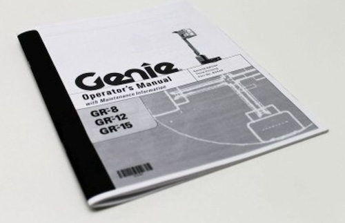 82440 / 82440Gt Oem Genie Manual Operator Gr Ansi 2Nd Ed