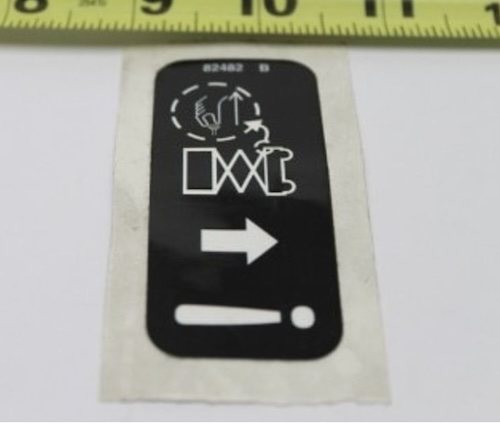 82482 / 82482Gt Oem Genie Auxiliary Lowering Label Decal Lift Gs-2032 Gs-1930\\