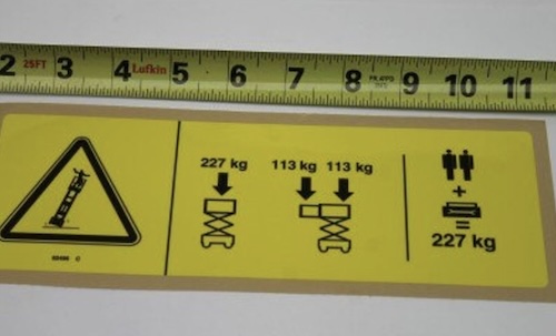 82496 / 82496Gt Oem Genie Decal Sym - Maxcap 500