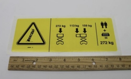 82501 / 82501Gt Oem Genie Decal Sym - Maxcap 600