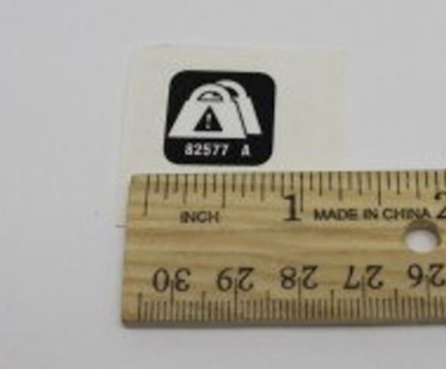 82577 / 82577Gt Oem Genie Decal Platform Overload Patch