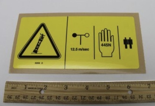 82656 / 82656Gt Oem Genie Decal Sym-Side Force 445N