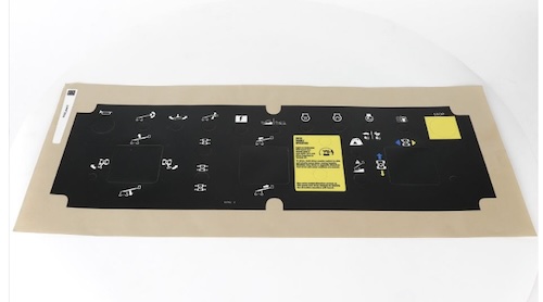 82762 / 82762Gt Oem Genie Decal Plat Control Panel S80