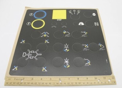 82880 / 82880Gt Oem Genie Decal Ground Contl Panel Tz50