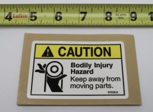 97529 / 97529Gt Oem Genie Decal Caution Moving Parts