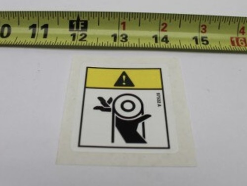 97532 / 97532Gt Oem Genie Decal Caution Moving Parts Sym