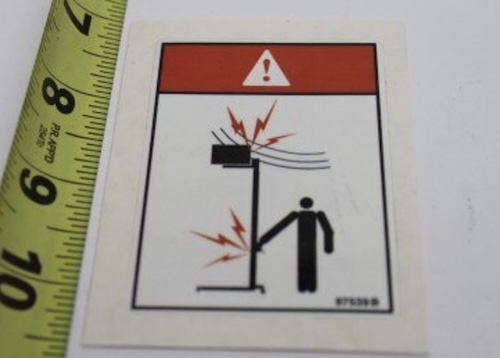 97539 / 97539Gt Oem Genie Decal Danger Elec.Haz.