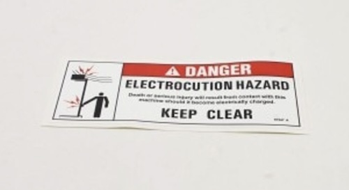 97547 / 97547Gt Oem Genie Decal Danger Elec.Haz.
