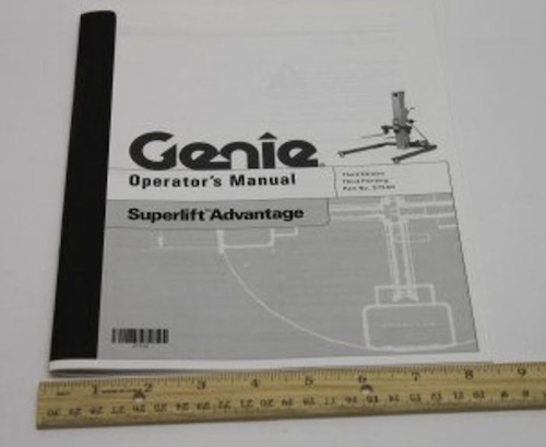 97550 / 97550Gt Oem Genie Manual Oper Sla 3Rd Ed