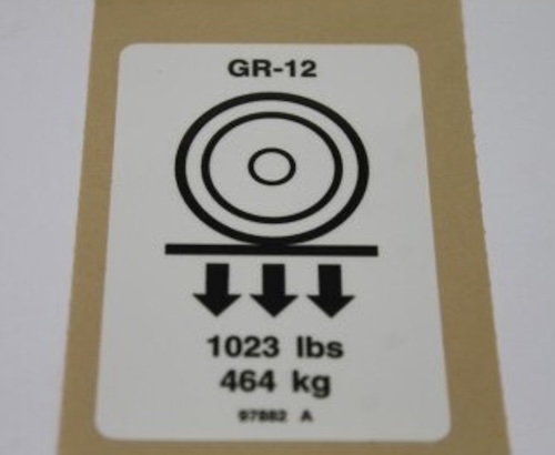 97882 / 97882Gt Oem Genie Decal Label Wheel Load Gr12