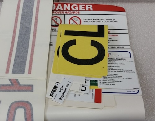 119138 / Sj119138 Oem Skyjack Decal Kit Sjm Sjiii